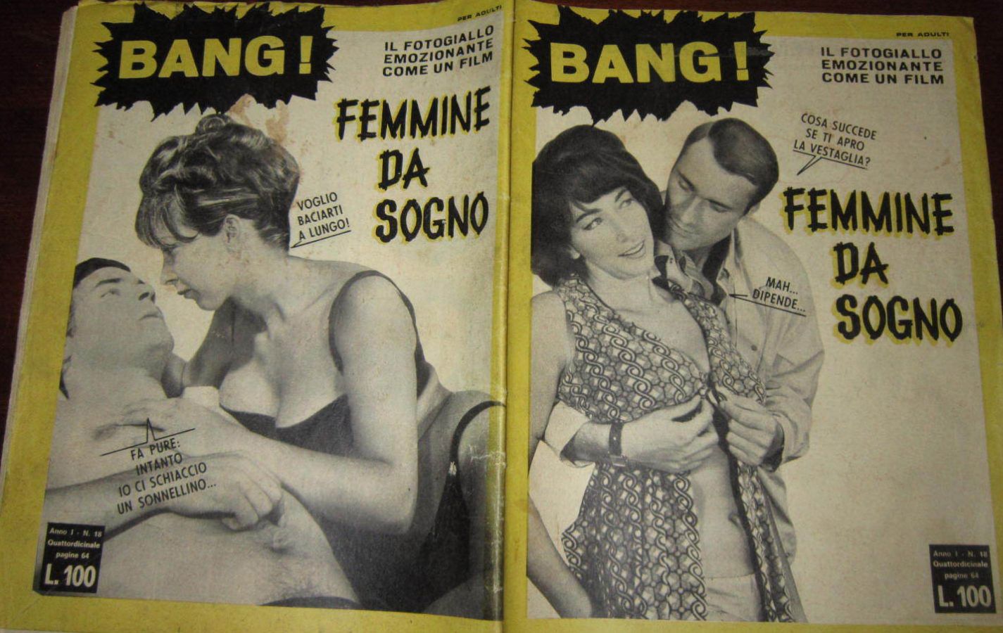 BANG! magazine side cover Issue 18  1966