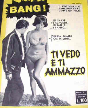 BANG! magazine side cover Issue 19  1966