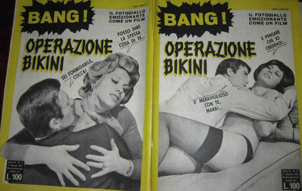 BANG! magazine side cover Issue 11 1 June 1967