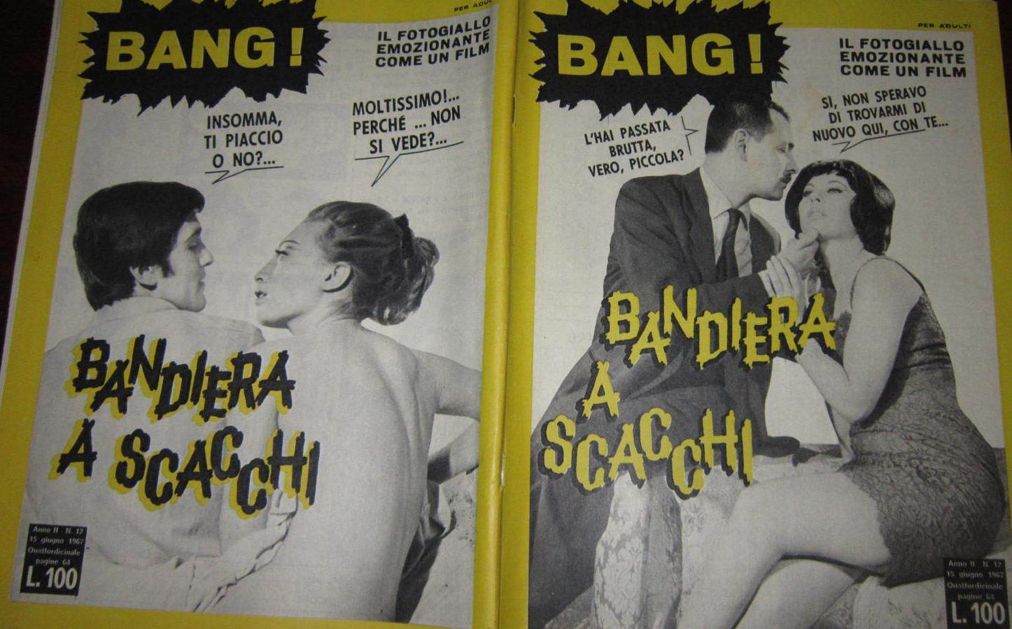 BANG! magazine side cover Issue 12 15 June 1967