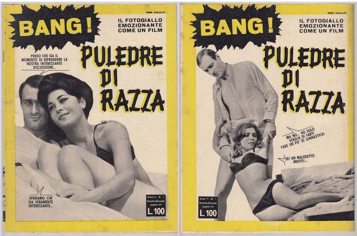BANG! magazine side cover Issue 1  1967