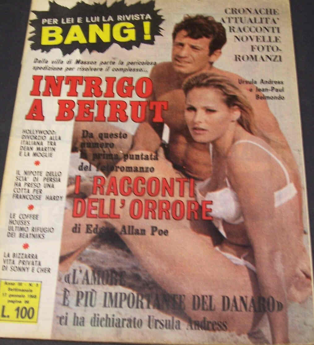 BANG! magazine side cover Issue 3 17 January 1968