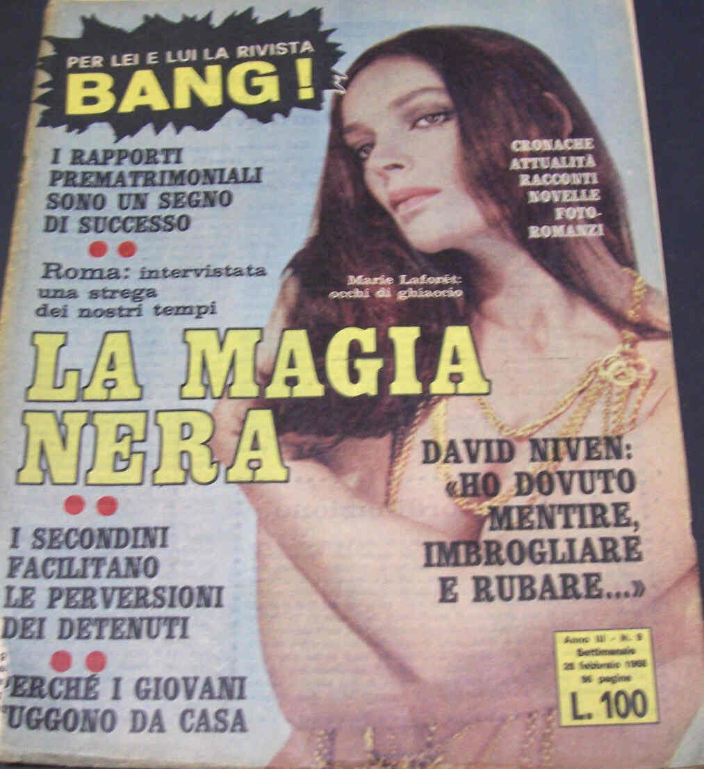 BANG! magazine side cover Issue 9 28 February 1968