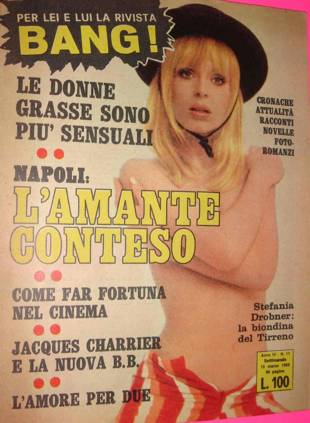 BANG! magazine side cover Issue 11 13 March 1968