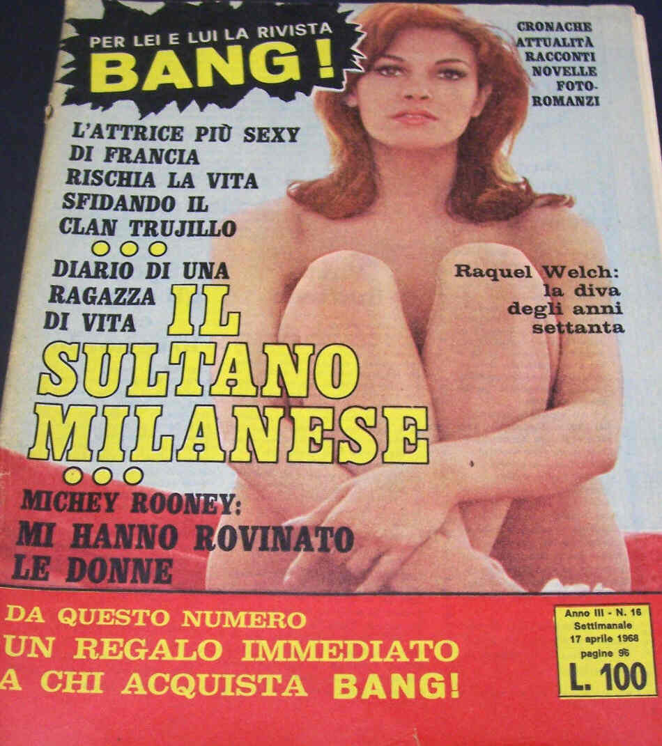BANG! magazine side cover Issue 16 17 April 1968