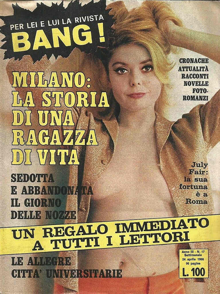 BANG! magazine side cover Issue 17 24 April 1968