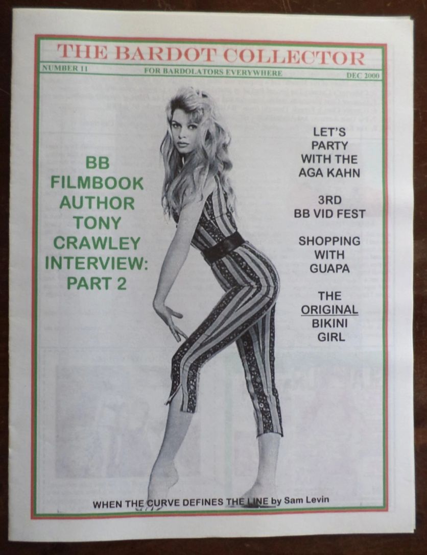 BARDOT COLLECTOR magazine side cover Issue 11  December 2000