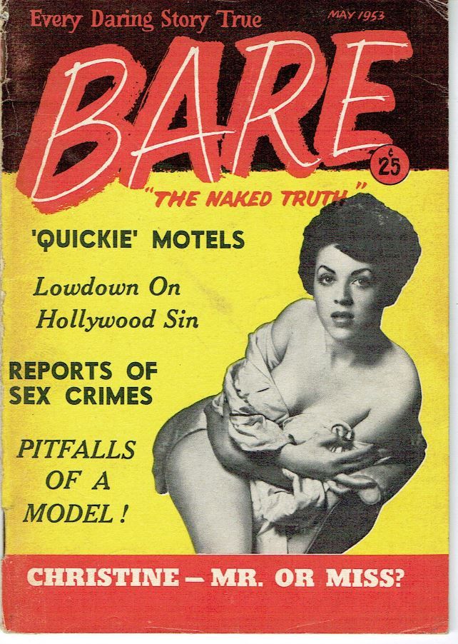 BARE magazine side cover Issue 2 May 1953