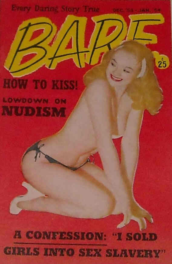 BARE magazine side cover December 1953