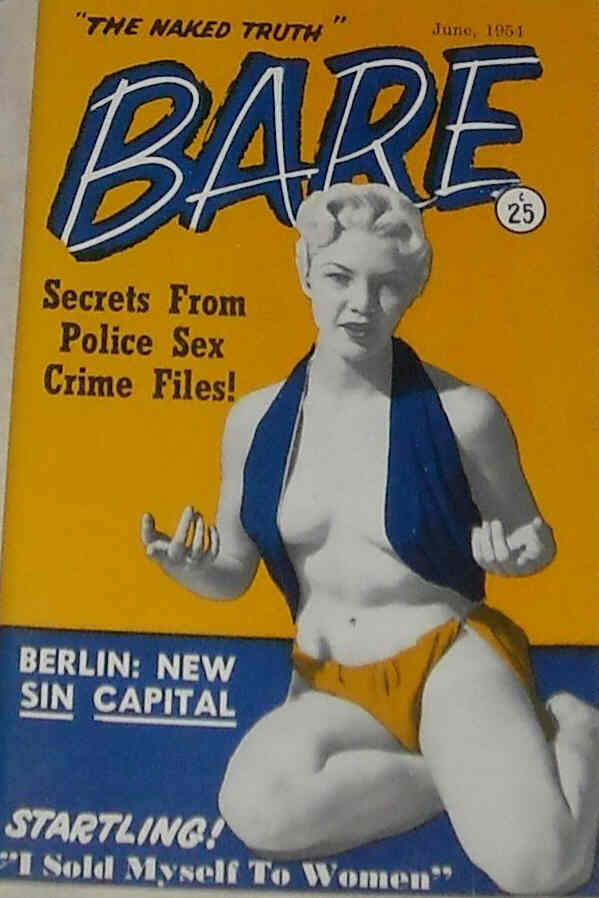 BARE magazine side cover June 1954