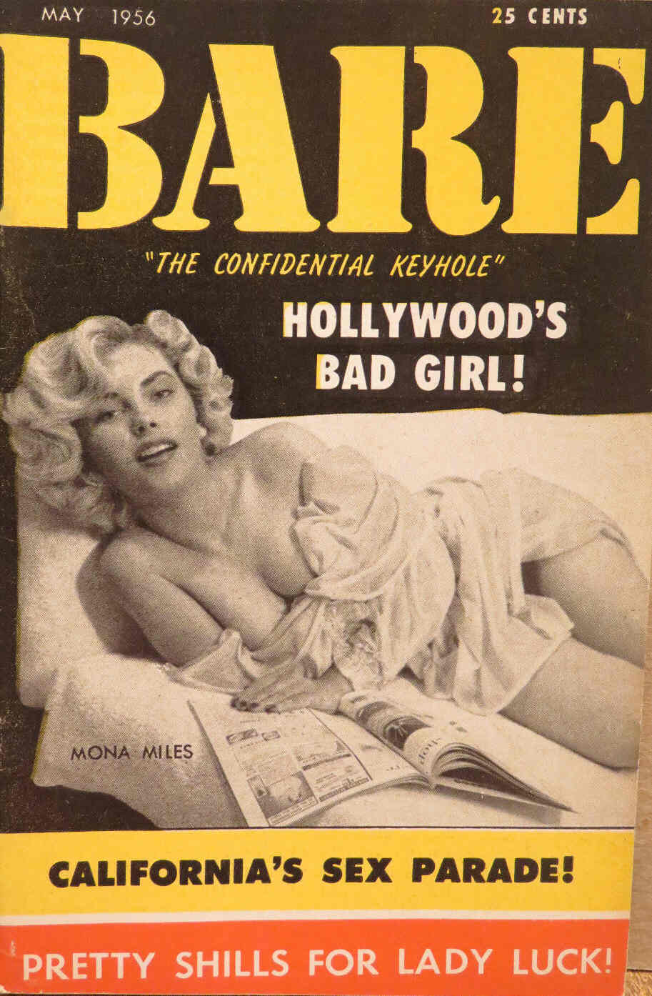BARE magazine side cover May 1956