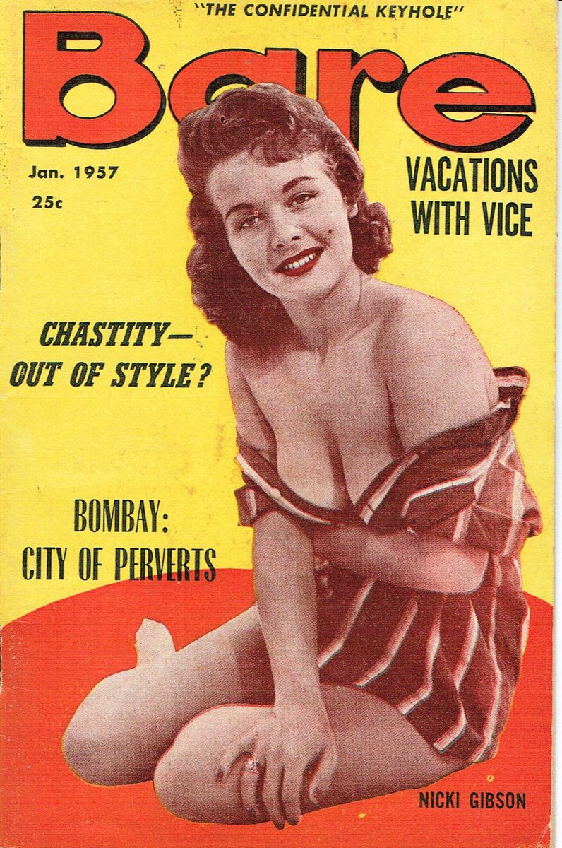 BARE magazine side cover January 1957