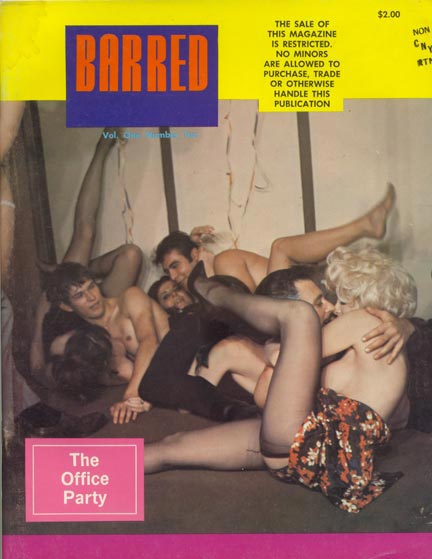 BARRED magazine side cover Issue 10  Vol 1 No 10  1968