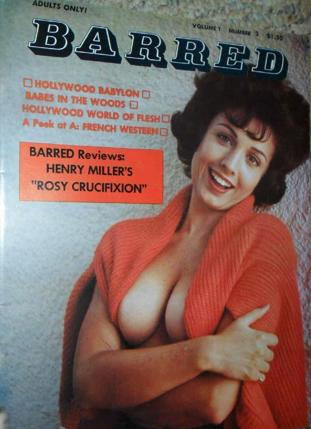 BARRED magazine side cover Issue 3  Vol 1 No 3  1965