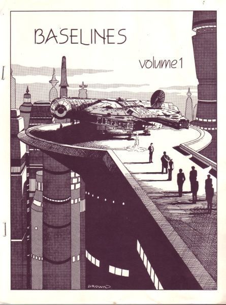 BASELINES magazine side cover Issue 1  May 1981