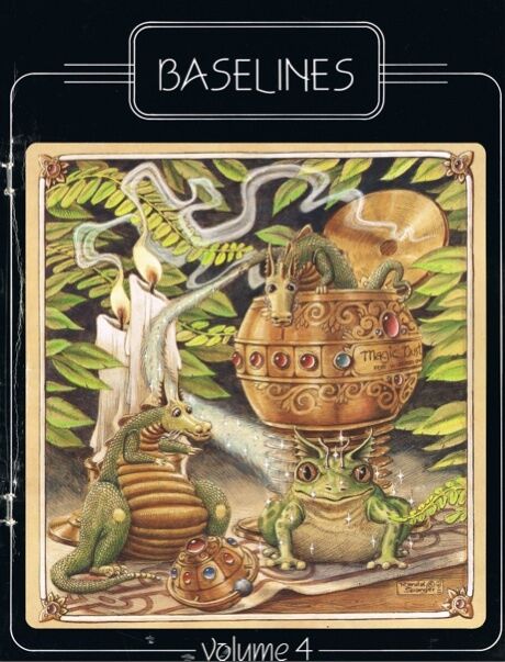 BASELINES magazine side cover Issue 4 March 1984
