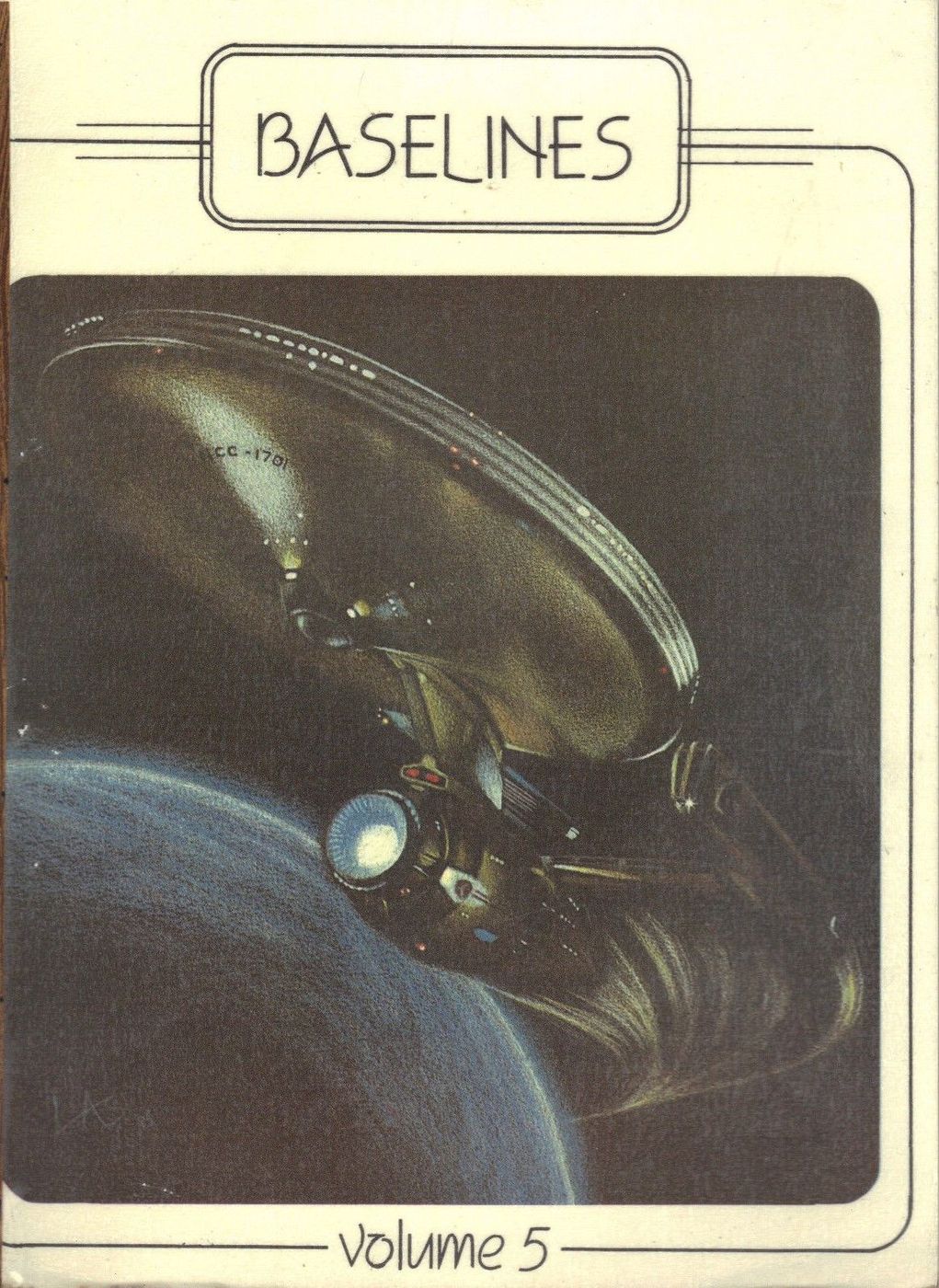 BASELINES magazine side cover Issue 5 March 1986