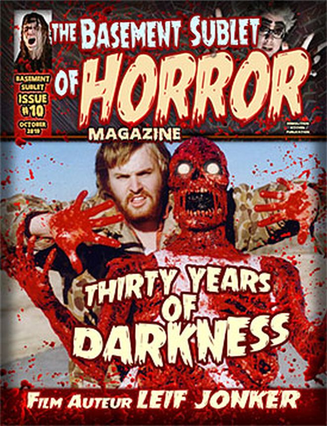 BASEMENT SUBLET OF HORROR MAGAZINE |THE magazine side cover Issue 10  October 2019