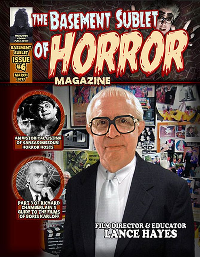 BASEMENT SUBLET OF HORROR MAGAZINE |THE magazine side cover Issue 6 March 2017