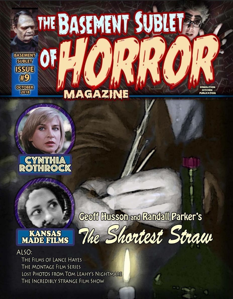 BASEMENT SUBLET OF HORROR MAGAZINE |THE magazine side cover Issue 9  October 2018