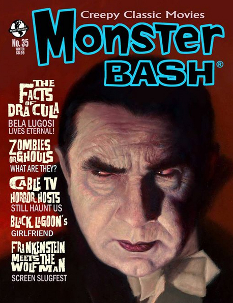 MONSTER BASH magazine side cover Issue 35  February 2019