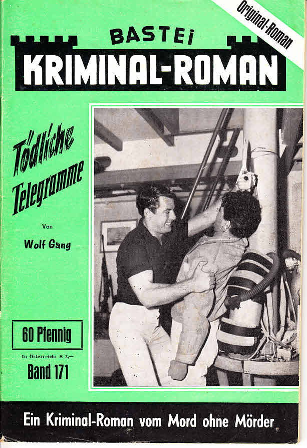 BASTEI KRIMINAL-ROMAN magazine side cover Issue 171  