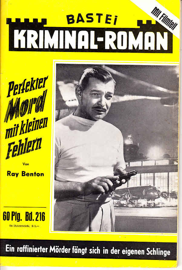 BASTEI KRIMINAL-ROMAN magazine side cover Issue 216  
