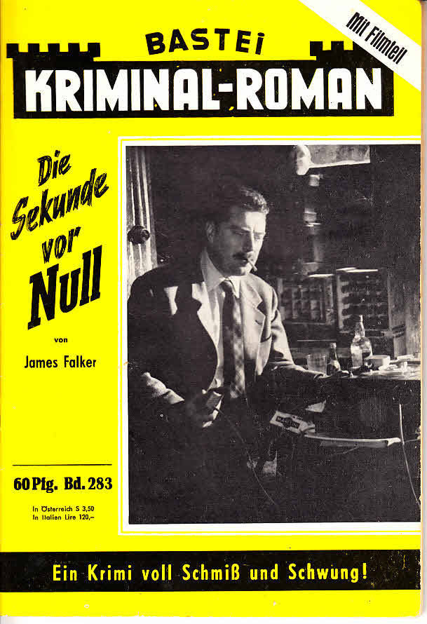 BASTEI KRIMINAL-ROMAN magazine side cover Issue 283  