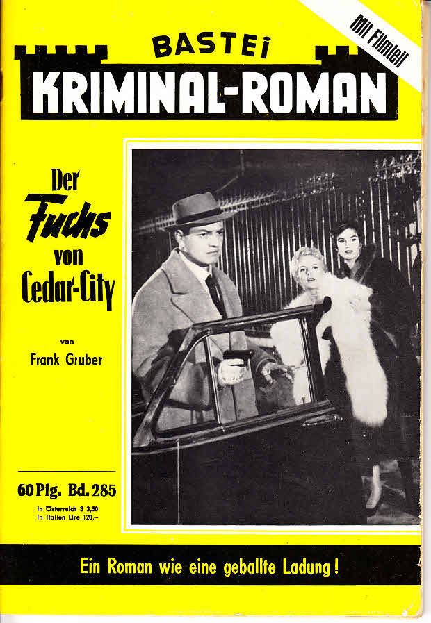 BASTEI KRIMINAL-ROMAN magazine side cover Issue 285  