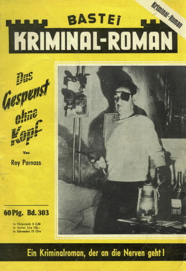 BASTEI KRIMINAL-ROMAN magazine side cover Issue 303  