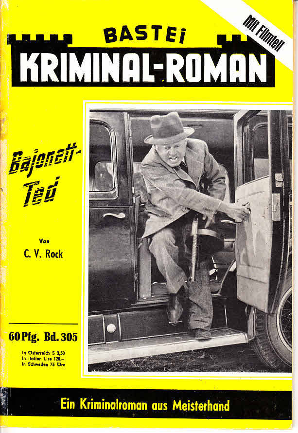 BASTEI KRIMINAL-ROMAN magazine side cover Issue 305  