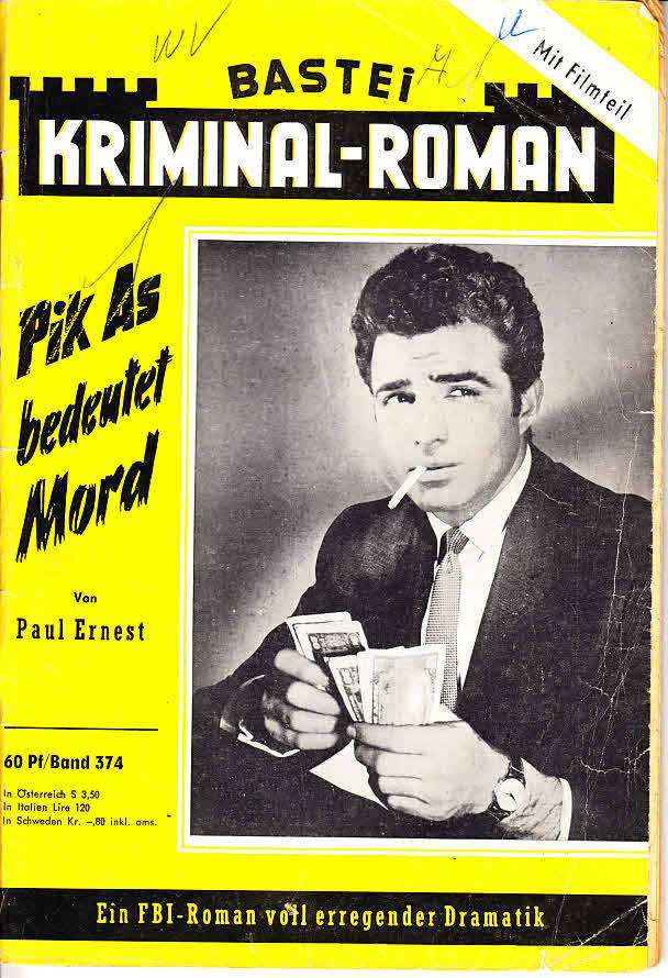 BASTEI KRIMINAL-ROMAN magazine side cover Issue 374  