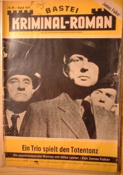 BASTEI KRIMINAL-ROMAN magazine side cover Issue 604  