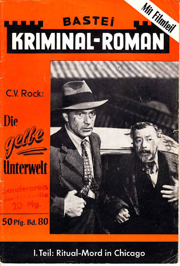 BASTEI KRIMINAL-ROMAN magazine side cover Issue 80  