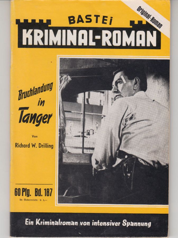 BASTEI KRIMINAL-ROMAN magazine side cover Issue 187   