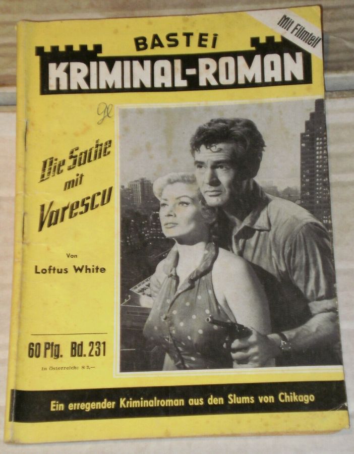 BASTEI KRIMINAL-ROMAN magazine side cover Issue 231   