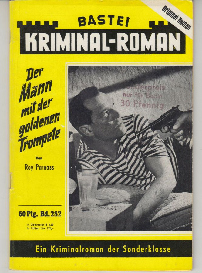 BASTEI KRIMINAL-ROMAN magazine side cover Issue 282   