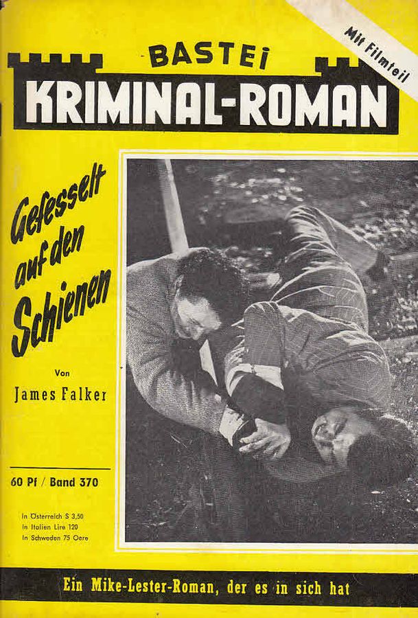 BASTEI KRIMINAL-ROMAN magazine side cover Issue 370   