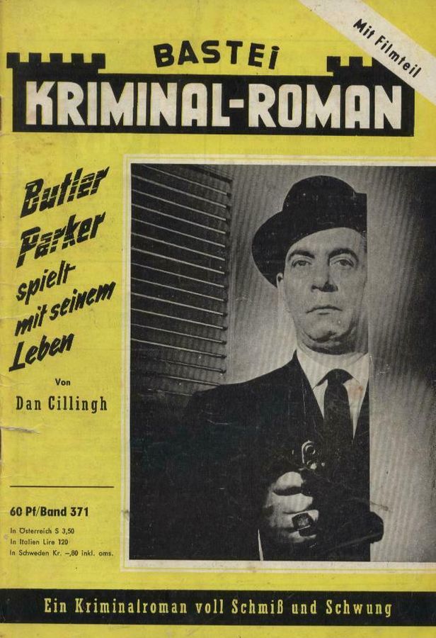 BASTEI KRIMINAL-ROMAN magazine side cover Issue 371   