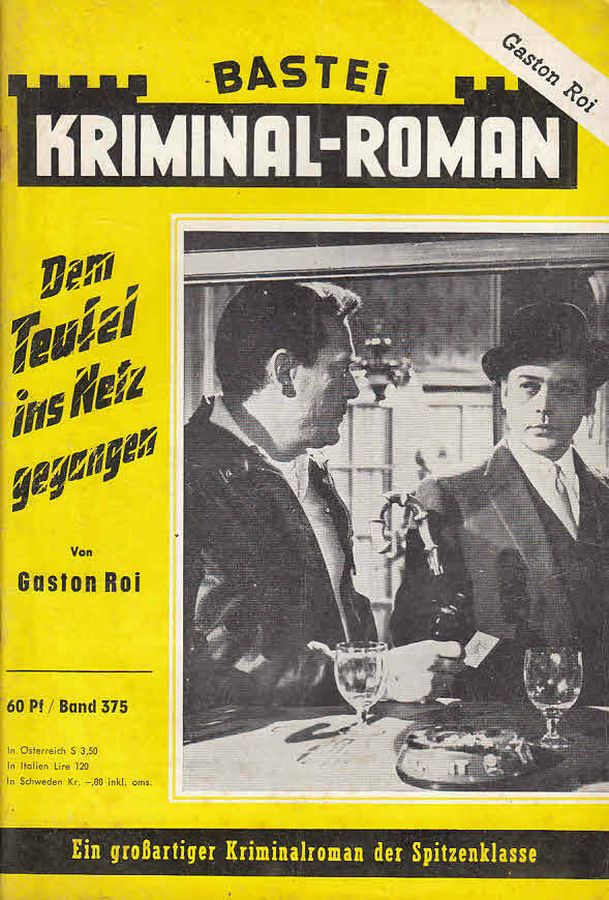 BASTEI KRIMINAL-ROMAN magazine side cover Issue 375   