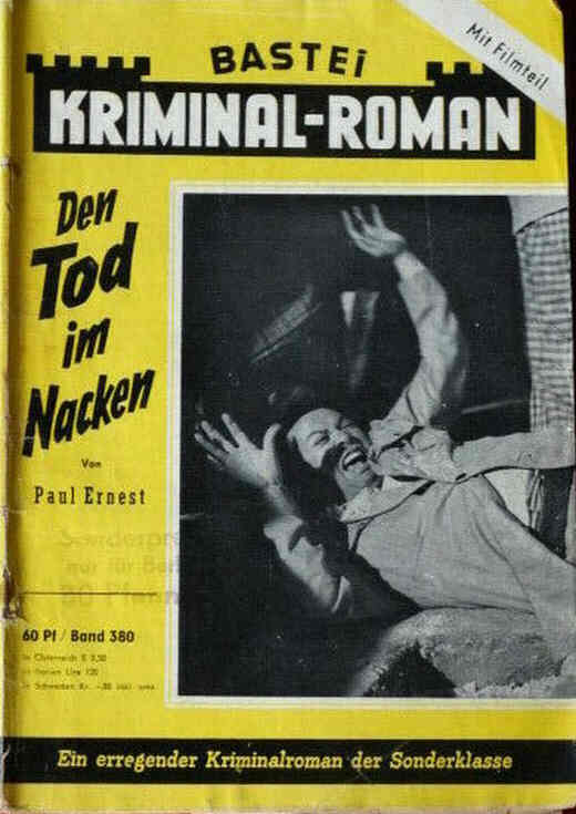 BASTEI KRIMINAL-ROMAN magazine side cover Issue 380   