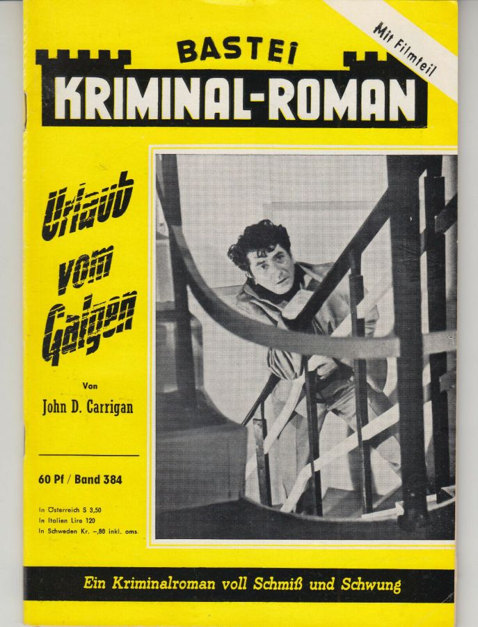 BASTEI KRIMINAL-ROMAN magazine side cover Issue 384   