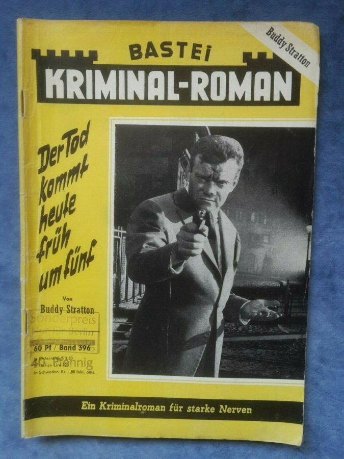 BASTEI KRIMINAL-ROMAN magazine side cover Issue 396   
