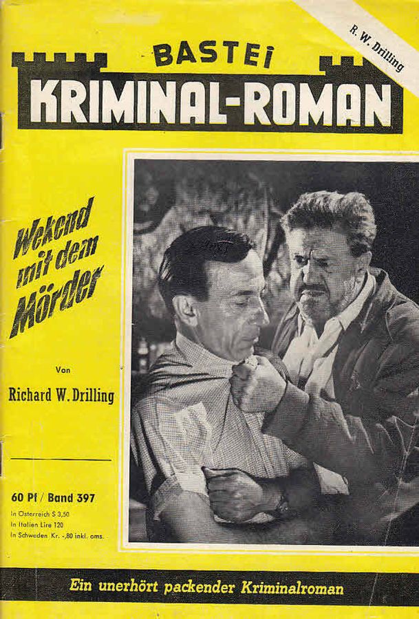 BASTEI KRIMINAL-ROMAN magazine side cover Issue 397   