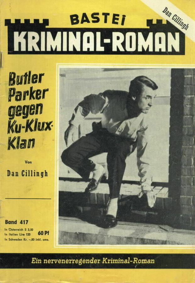 BASTEI KRIMINAL-ROMAN magazine side cover Issue 417   