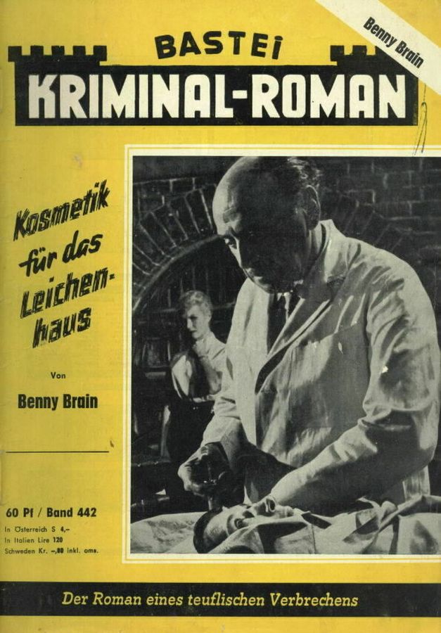 BASTEI KRIMINAL-ROMAN magazine side cover Issue 442   