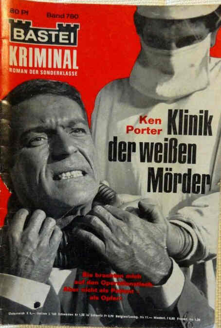 BASTEI KRIMINAL-ROMAN magazine side cover Issue 780   