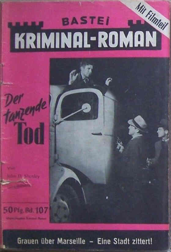 BASTEI KRIMINAL-ROMAN magazine side cover Issue 107   