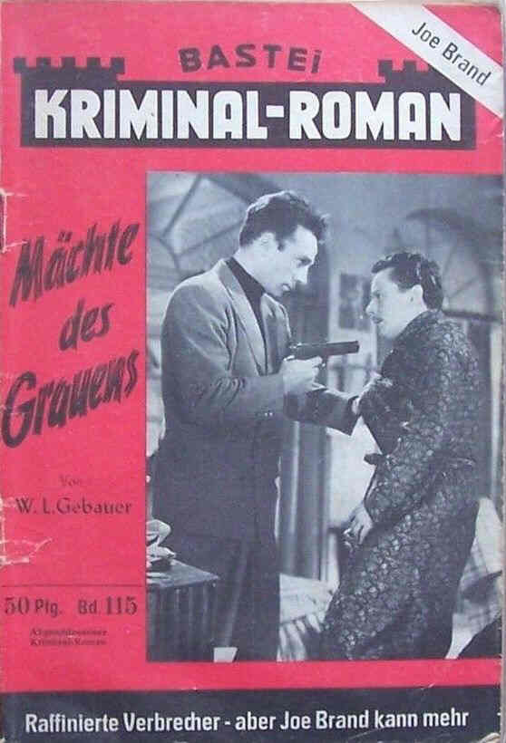 BASTEI KRIMINAL-ROMAN magazine side cover Issue 115   