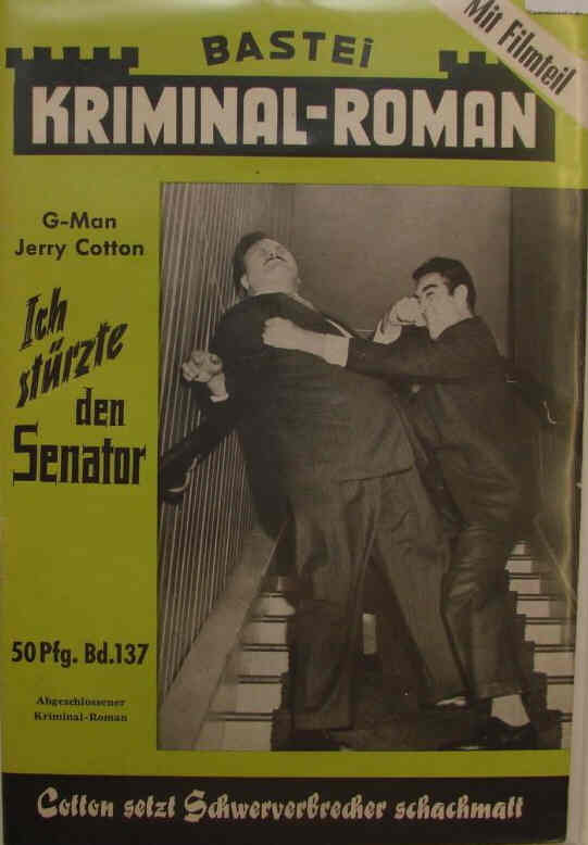 BASTEI KRIMINAL-ROMAN magazine side cover Issue 137   